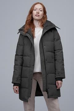 Chamarras Canada Goose Mujer Mexico - Shelburne Abrigos Grises CG0571349